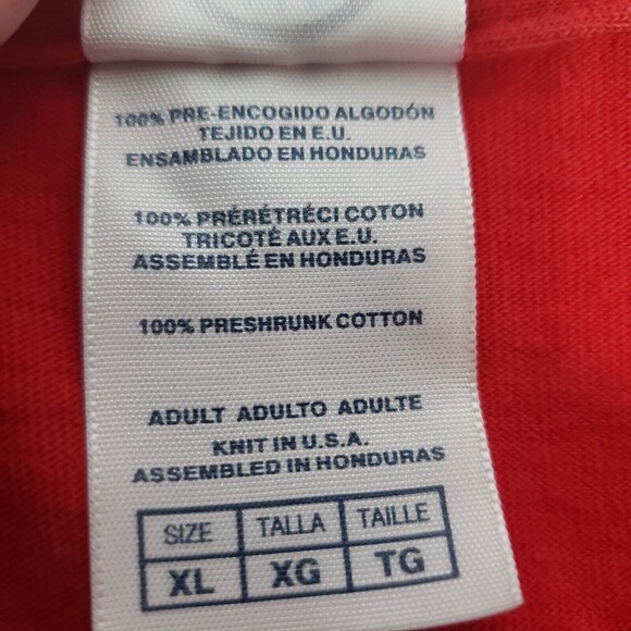 Boston Red Sox T-Shirt Mens XL 2007 World Series Champions Red Crewneck Cotton - Picture 6 of 8